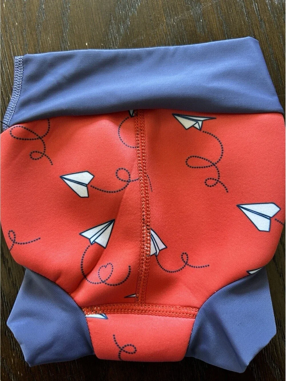 Splash About Happy Nappy Reusable Swim Diaper,  Med. 3-6 Months Paper Airplanes